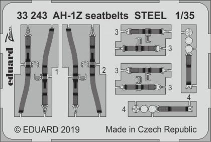 AH-1Z seatbelts STEEL 1/35