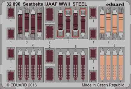 Seatbelts IJAAF WWII STEEL