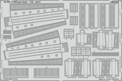P-40N gun bays 1/32