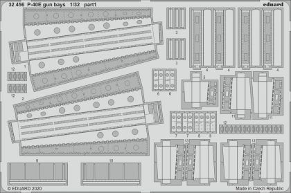 P-40E gun bays 1/32