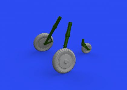 Bf 109G-4 wheels 1/32