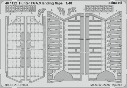 Hunter FGA.9 landing flaps  1/48