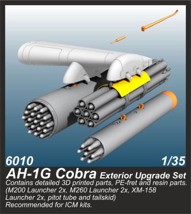 AH-1G Cobra Exterior Upgrade Set 1/35 / for ICM kits