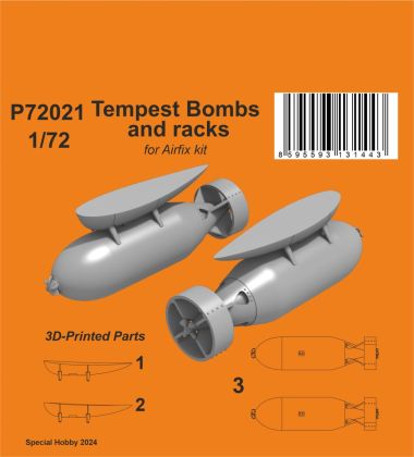 Tempest Bombs (1000 Lb) and racks 1/72
