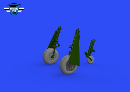 P-51B/C wheels cross tread 1/48