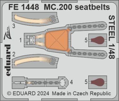 MC.200 seatbelts STEEL 1/48