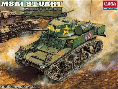 Academy 13269 M3A1 Stuart Light Tank 1/35