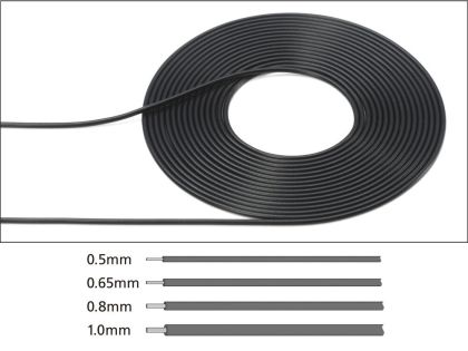Tamiya 12678 Cable 1mm Outer Diameter/Black