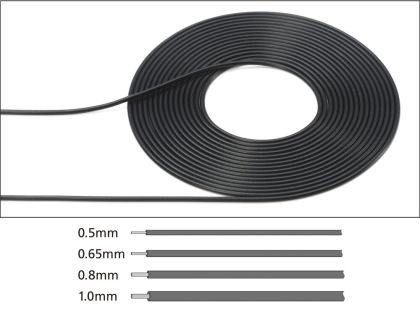 Tamiya 12677 Cable 0.8mm Outer Diameter/Black