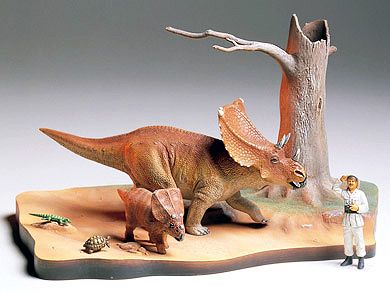 Chasmosaurus Diorama