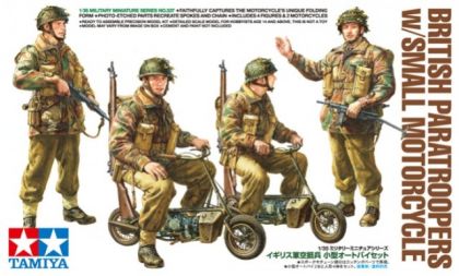 Tamyia 35337 British Paratroopers with small Motorcycle 1/35