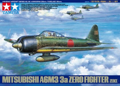 Tamiya 61108 Mitsubishi A6M3/3a Zero (Zeke)