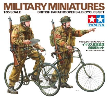 Tamiya 35333 British Paratroopers & Bicycles Set 1/35