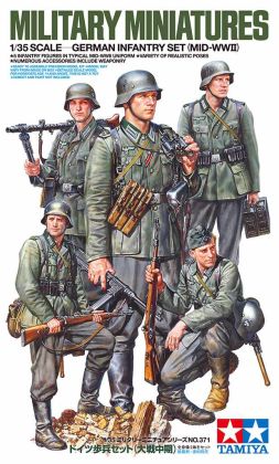 Tamiya 35371 German Infantry Set Mid WWII 1/35