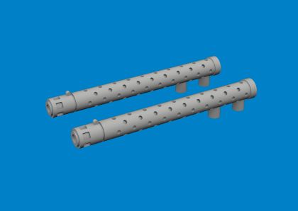 Bulldog gun barrels PRINT 1/48