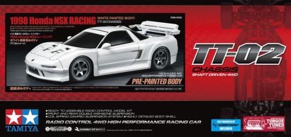 TT02 1998 NSX Racing WhiPB 1/10