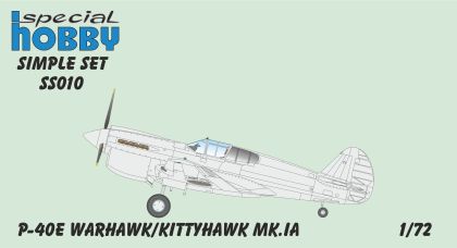 P-40E/Kittyhawk Mk.IA Simple Set 1/72