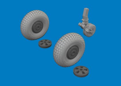 Mosquito wheels 1/72