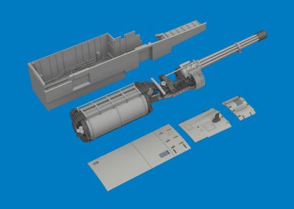 A-10C rotary cannon bay PRINT 1/48