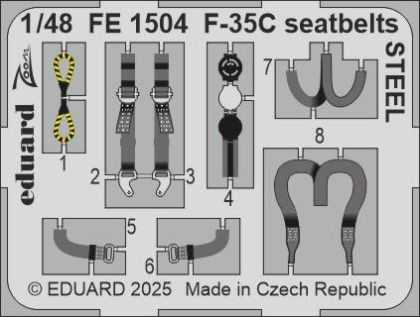 F-35C seatbelts STEEL 1/48