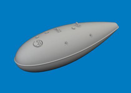 P-40 75gal drop tank PRINT 1/48