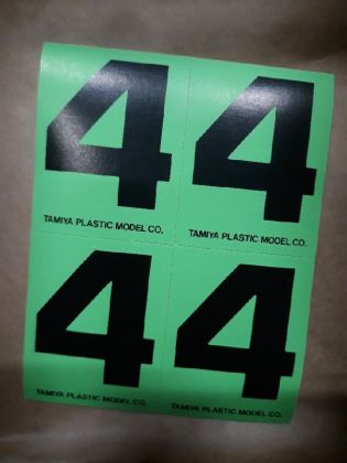 R/C GP Number Sticker 