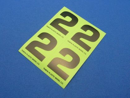 R/C GP Number Sticker 