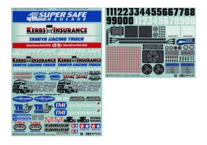 1/14 Racing Truck Stickers