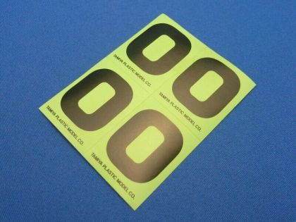 R/C GP Number Sticker 