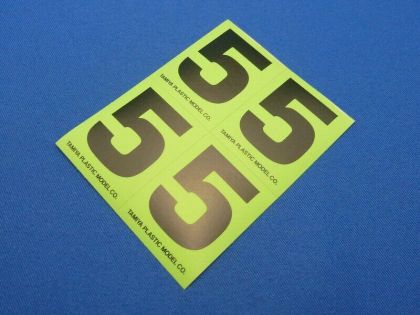 R/C GP Number Sticker 