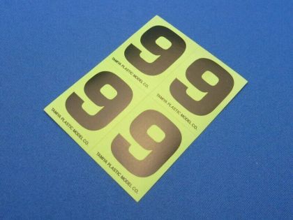 R/C GP Number Sticker 