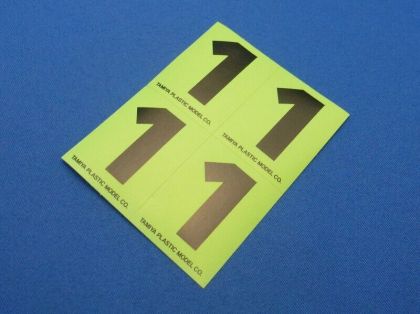 R/C GP Number Sticker 
