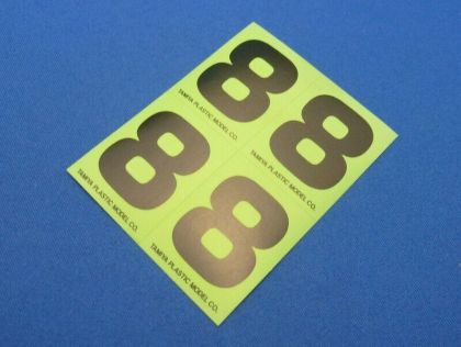 R/C GP Number Sticker 