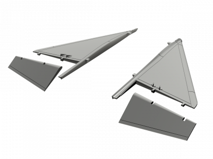 JA-37 Viggen canard correction set  1/48