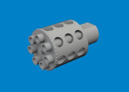 A-10C rotary gun flash suppressor PRINT 1/72
