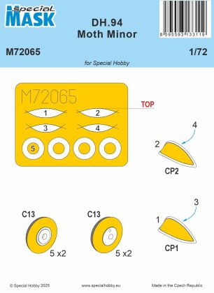 DH.94 Moth Minor MASK 1/72