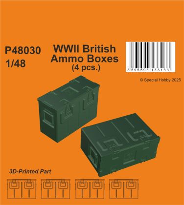 WWII British Ammo Boxes 1/48