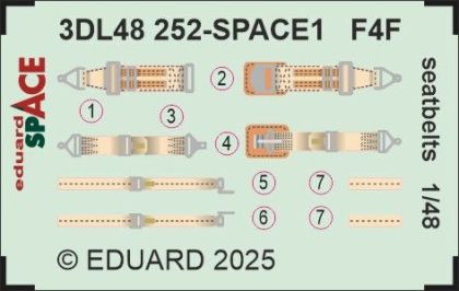 F4F seatbelts SPACE 1/48