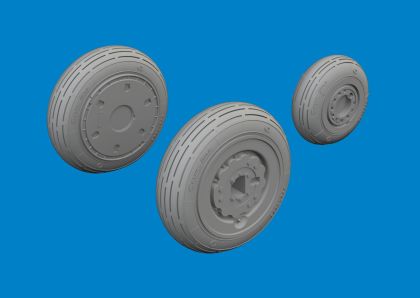 MiG-21F wheels 1/48