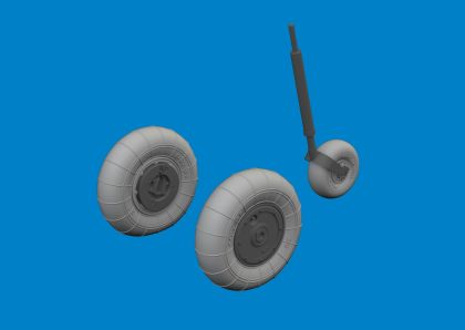Bf 109K-4 wheels 1/32