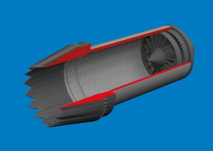 F-35C exhaust nozzle PRINT 1/72