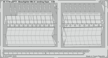 Beaufighter Mk.VI landing flaps 1/48