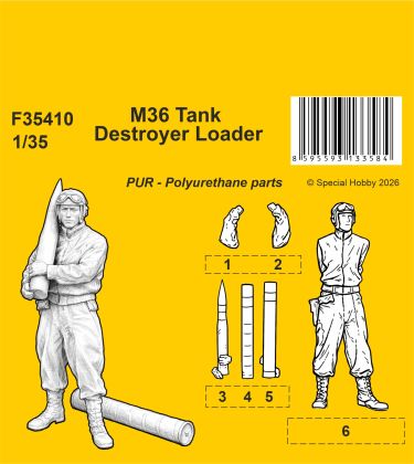 M36 Tank Destroyer Loader 1/35 