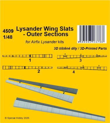 Lysander Wing Slats - Outer Sections 1/48 / for Airfix kit