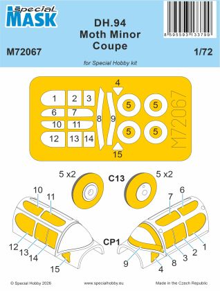 DH.94 Moth Minor Coupé MASK 1/72