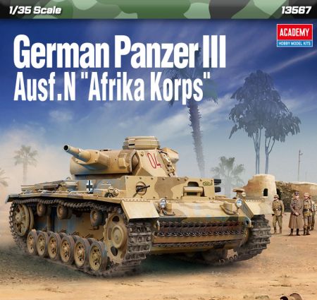 Academy 13567 German Panzer III Ausf.N 