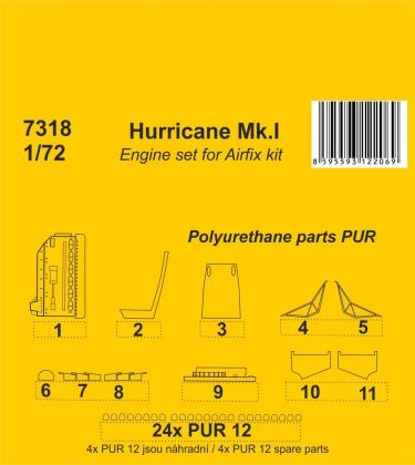 Hurricane Mk.I – Engine set