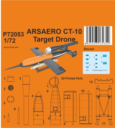 ARSAERO CT-10 Target Drone 1/72
