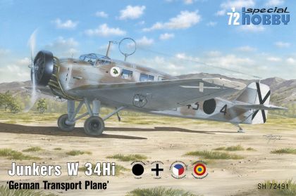 Junkers W 34Hi ‘German Transport Plane’ 1/72