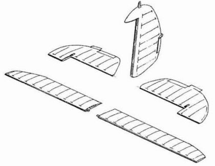 Hurricane Mk.II - control surfaces set for HA